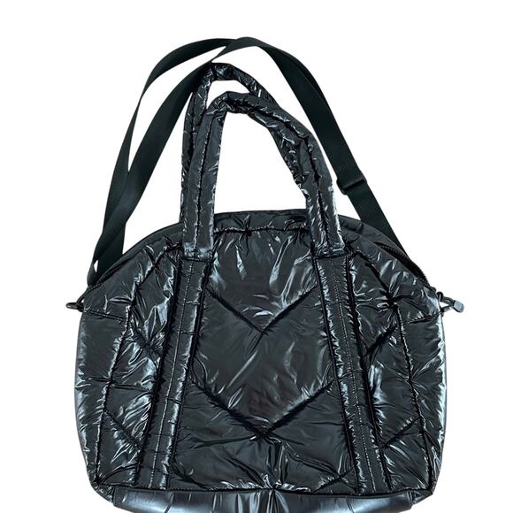 Wild Fable Shiny Black Duffle Bag - Picture 1 of 5